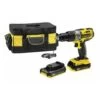 Perceuse Visseuse à Percussion 18V Stanley Fatmax FMCK475D2BC + 2 Batteries 2 Ah + Chargeur -Outils Soldes AFD 100096
