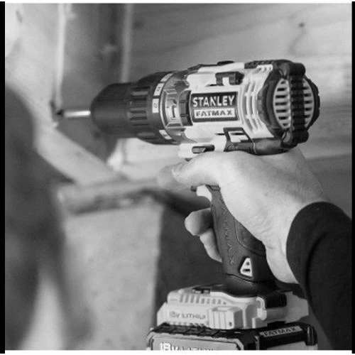 Perceuse Visseuse à Percussion 18V Stanley Fatmax FMC625M2G + 2 Batteries 4 Ah + Chargeur 4 Perceuse Visseuse à Percussion 18V Stanley Fatmax FMC625M2G + 2 Batteries 4 Ah + Chargeur – Image 2