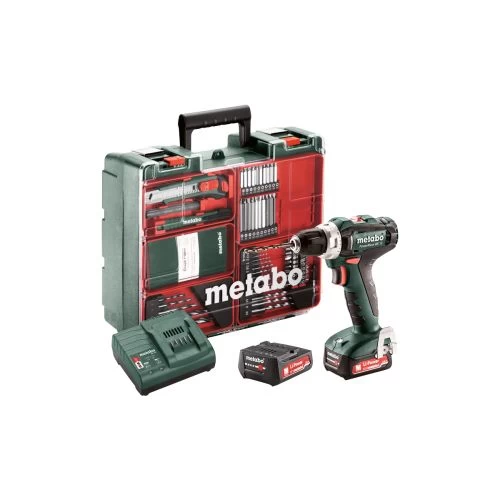 Perceuse-visseuse 12V Metabo Powermaxx BS 12 + 2 Batteries 2 Ah + Chargeur + Coffret - 601036870 3 Perceuse-visseuse 12V Metabo Powermaxx BS 12 + 2 Batteries 2 Ah + Chargeur + Coffret - 601036870