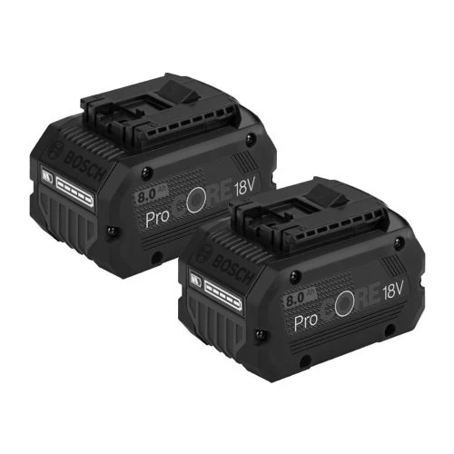 Pack De 2 Batteries ProCore Bosch 18 V 8.0 Ah Li-Ion Professional 3 Pack De 2 Batteries ProCore Bosch 18 V 8.0 Ah Li-Ion Professional