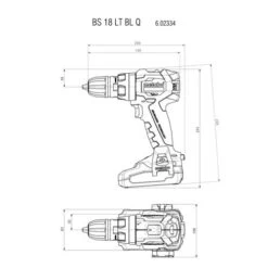 Perceuse-visseuse 18V Metabo BS 18 LT BL Q (sans Batterie Ni Chargeur) + Coffret Metabox - 602334840 11 Perceuse-visseuse 18V Metabo BS 18 LT BL Q (sans Batterie Ni Chargeur) + Coffret Metabox - 602334840 -Outils Soldes AFD 103775
