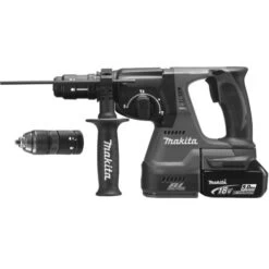 Perforateur-burineur SDS-Plus 18V Makita DHR243RTJ + 2 Batteries 5 Ah + Chargeur + MAKPAC 11 Perforateur-burineur SDS-Plus 18V Makita DHR243RTJ + 2 Batteries 5 Ah + Chargeur + MAKPAC -Outils Soldes AFD 110057