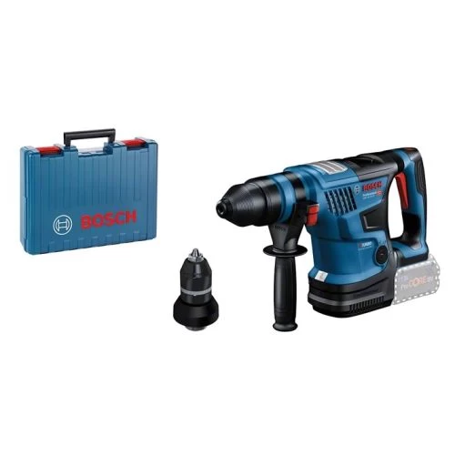 Perforateur SDS-Plus 18V Bosch GBH 18V-34 CF Biturbo (sans Batterie Ni Chargeur) + Coffret - 611914001 3 Perforateur SDS-Plus 18V Bosch GBH 18V-34 CF Biturbo (sans Batterie Ni Chargeur) + Coffret - 611914001