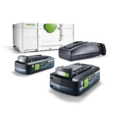 Set énergie Festool SYS 18V 2x4,0/TCL 6 Duo (2 Batteries 4 Ah + Chargeur) 18 V + Coffret SYSTAINER 3 -Outils Soldes AFD 116210 1