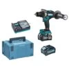 Perceuse-visseuse 40V Makita DF001GD201 + 2 Batteries 2.5 Ah + Chargeur + Makpac 2 Perceuse-visseuse 40V Makita DF001GD201 + 2 Batteries 2.5 Ah + Chargeur + Makpac -Outils Soldes AFD 116848