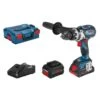 Perceuse-visseuse à Percussion 18V Bosch GSB 18V-110 C + 2 Batteries 8 Ah + Chargeur - 06019G030E -Outils Soldes AFD 128052