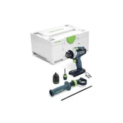 Perceuse-visseuse 18V Festool Quadrive TDC 18/4 I-Basic (sans Batterie Ni Chargeur) + Systainer3 - 575601