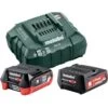 Pack énergie 12 V Batterie 4 Ah + Batterie 2 Ah + Chargeur En Boîte Carton - METABO - 685302000 -Outils Soldes AFD 137793