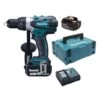 Perceuse-visseuse 18V Makita DDF458RTJ + 2 Batteries 5 Ah BL1850 + Chargeur + Coffret Makpac 2 -Outils Soldes AFD 137818