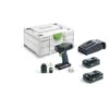 Perceuse-visseuse 18V Festool T18+3HPC 4,0 I-Plus + 2 Batteries 4Ah + Chargeur + Coffret Systainer3 - 576446 -Outils Soldes AFD 139254