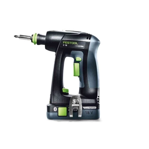 Perceuse-visseuse 18V Festool C18HPC 4,0 I-Plus 18 V + 2 Batteries 4 Ah + Chargeur + Coffret Systainer - 576435 7 Perceuse-visseuse 18V Festool C18HPC 4,0 I-Plus 18 V + 2 Batteries 4 Ah + Chargeur + Coffret Systainer - 576435 – Image 5