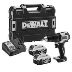 Perceuse-visseuse à Percussion 18V XR Dewalt DCD709P2T-QW + 2 Batteries 5 Ah + Chargeur + Coffret T-STAK