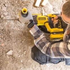 Perforateur-burineur SDS+ 18V Stanley Fatmax FMCD900M2S + 2 Batteries 4 Ah + Chargeur + Sac -Outils Soldes AFD 142489