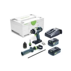Perceuse-visseuse à Percussion 18V Festool TPC 18/4 5,2/4 I-Plus Quadrive + Batteries + Chargeur + Systainer 3 - 575605