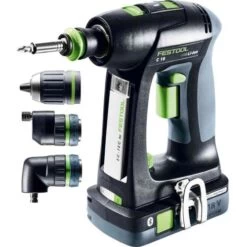Perceuse-visseuse 18V Festool C 18 HPC 4,0 I-Set + 2 Batteries 4 Ah + Chargeur + SYSTAINER 3 - 576992 -Outils Soldes AFD 144975