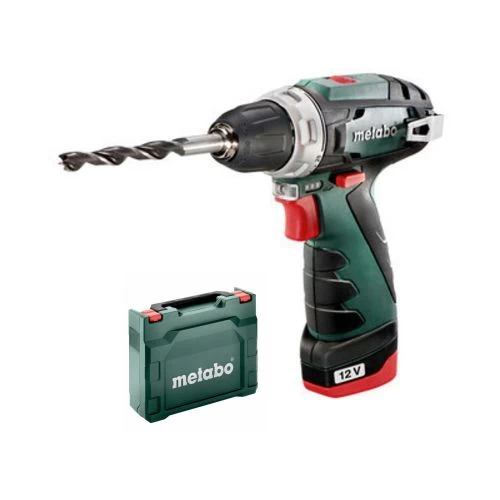 Visseuse 12V Metabo Powermaxx BS Basic + 2 Batteries 2 Ah + Chargeur En Coffret - METABO - 600984500 3 Visseuse 12V Metabo Powermaxx BS Basic + 2 Batteries 2 Ah + Chargeur En Coffret - METABO - 600984500