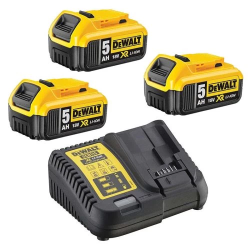 Pack De 3 Batteries 5 Ah Dewalt Avec Chargeur Multi-voltages En Boîte Carton - DCB115P3-QW 3 Pack De 3 Batteries 5 Ah Dewalt Avec Chargeur Multi-voltages En Boîte Carton - DCB115P3-QW