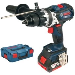 Perceuse-visseuse 18V Bosch GSR 18V-110 C Professional + 2 Batteries 5 Ah + Chargeur + Coffret L-BOXX