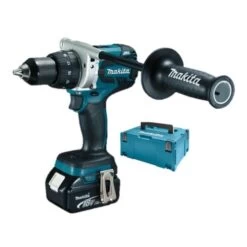 Perceuse-visseuse 18V Makita DDF458RTJ + 2 Batteries 5 Ah BL1850 + Chargeur + Coffret Makpac 2 -Outils Soldes AFD 152812