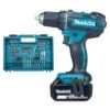 Perceuse-visseuse 18V Makita DDF482RFX1 + 2 Batteries 3 Ah + Chargeur + Coffret Avec Accessoires -Outils Soldes AFD 158926