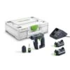 Perceuse-visseuse 10,8V Festool CXS 2,6-PLUS + 2 Batteries 2,6 Ah + Chargeur + Coffret Systainer SYS3 - 576092 -Outils Soldes AFD 176261