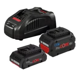 Pack 18V Bosch 2 Batteries Procore (1 X 4Ah + 1 X 5,5 Ah) + Chargeur GAL 1880 CV En Boite Carton - BOSCH - 1600A0214A -Outils Soldes AFD 178797