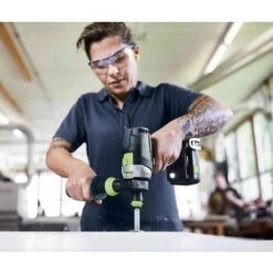 Perceuse-visseuse à Percussion 18V Festool QUADRIVE + 2 Batteries + Chargeur Rapide + SYS3 - 577248 -Outils Soldes AFD 181176