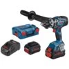 Perceuse-visseuse 18V Bosch Biturbo GSR 18V-150 C + 2 Batteries 5.5 Ah + Chargeur + L-BOXX - 06019J500C -Outils Soldes AFD 183154