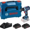 Perceuse-visseuse 18 V Bosch GSR 18V-60 C + 2 Batteries 4.0 Ah + Chargeur + L-Boxx - 06019G110Q -Outils Soldes AFD 183475