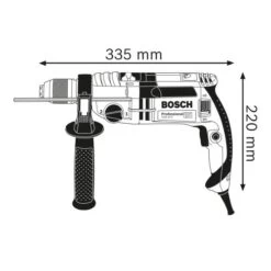 Perceuse à Percussion 1100W Bosch GSB 24-2 En Coffret L-case - 060119C801 -Outils Soldes AFD 183519