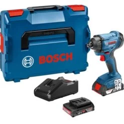 Visseuse à Choc 18V Bosch GDR 18V-160 + 2 Batteries GBA 2 Ah + Chargeur + Coffret L-BOXX - 06019G5100