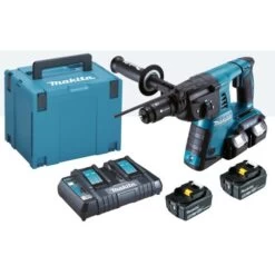 Perforateur SDS-Plus 36V Makita DHR264ZJ + 4 Batteries 5 Ah + Chargeur + Coffret MAKPAC