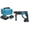 Perfo-burineur 18V SDS-Plus Makita DHR202RTJ + 2 Batteries 5 Ah+ Chargeur + Coffret MAKPAC -Outils Soldes AFD 187397