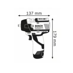 Boulonneuse à Choc 12V Bosch GDS 12V-115 (sans Batterie Ni Chargeur) + Coffret L-Boxx - 06019E0102 -Outils Soldes AFD 81342
