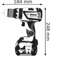 Perceuse-visseuse à Percussion 18V Bosch GSB 18V-60 C (sans Batterie Ni Chargeur) + Coffret L-Boxx - 06019G2103 -Outils Soldes AFD 82694