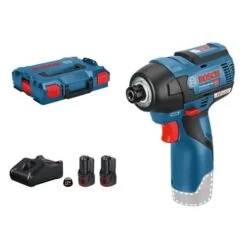 Visseuse à Chocs 12V Bosch GDR 12V-110 + 2 Batteries 3Ah + Chargeur + Coffret L -BOXX - 06019E000Y