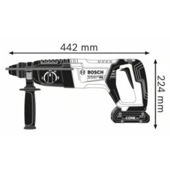 Perforateur SDS+ 18V Bosch GBH 18V-26 D + 2 Batteries Procore 8Ah + Chargeur En Coffret - 061191600H -Outils Soldes AFD 83845