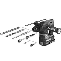 Perforateur SDS+ 12V Makita HR166DSMJ + 2 Batteries 4 Ah + Chargeur + MAKPAC -Outils Soldes AFD 83863