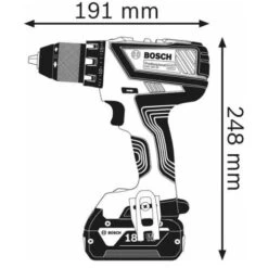 Perceuse-visseuse 18V Bosch GSR 18V-28 (sans Batterie Ni Chargeur) + Coffret L-Boxx - 06019H4108 -Outils Soldes AFD 84378