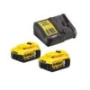 Pack De 2 Batteries 18V Dewalt DCB115P2 XR LI-ION 5,0 Ah + Chargeur XR Multivoltage -Outils Soldes AFD 85150