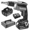 Visseuse Plaque De Plâtre 18V Makita DFS452RTJ + 2 Batteries 5 Ah + Chargeur + Coffret MAKPAC 2 Visseuse Plaque De Plâtre 18V Makita DFS452RTJ + 2 Batteries 5 Ah + Chargeur + Coffret MAKPAC -Outils Soldes AFD 85368