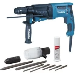 Perfo-burineur SDS-Plus 800W Makita HR2630TX4 + Accessoires