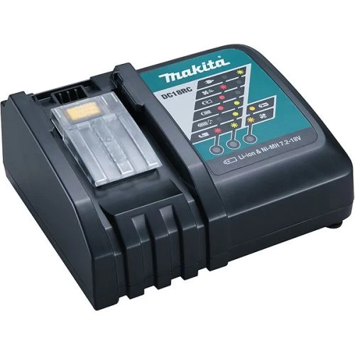 Chargeur Rapide 9,6 à 18V Makita Makstar DC18RC Li-Ion Ni-Mh - 195584-2 3 Chargeur Rapide 9,6 à 18V Makita Makstar DC18RC Li-Ion Ni-Mh - 195584-2