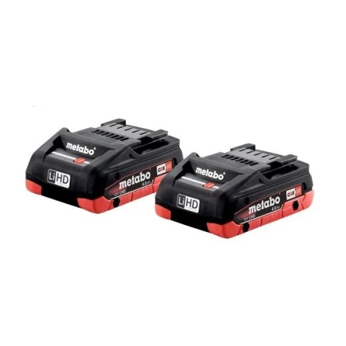 Set De Base 2 Batteries Metabo LiHD 18 V / 4 Ah + Chargeur ASC 145 + Coffret METALOC II - 685130000 7 Set De Base 2 Batteries Metabo LiHD 18 V / 4 Ah + Chargeur ASC 145 + Coffret METALOC II - 685130000 – Image 5