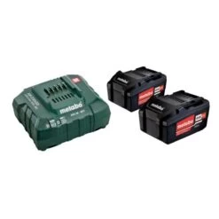 Set De Base 2 Batteries 18V Metabo Li-Power 4 Ah + Chargeur ASC 55 - 685050000
