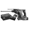 Perforateur Burineur SDS-Max 36V Hikoki DH36DMAWAZ + 2 Batteries 4 Ah + Chargeur + Coffret -Outils Soldes AFD 89120