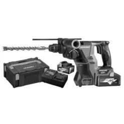 Perforateur Burineur SDS-Max 36V Hikoki DH36DMAWAZ + 2 Batteries 4 Ah + Chargeur + Coffret