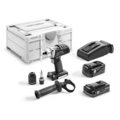 Perceuse-visseuse Sans-fil Festool Quadrive DRC 18/4 5,2/4,0 I-Plus 18 V + 2 Batteries + Chargeur