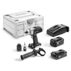 Perceuse-visseuse à Percussion 18V Festool Quadrive PDC 18/4 I-Plus + 2 Batteries + Chargeur - 576467