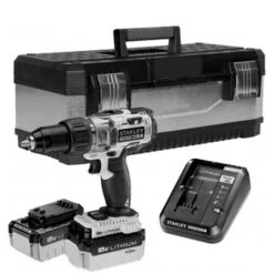 Perceuse Visseuse à Percussion 18V Stanley Fatmax FMC625M2G + 2 Batteries 4 Ah + Chargeur